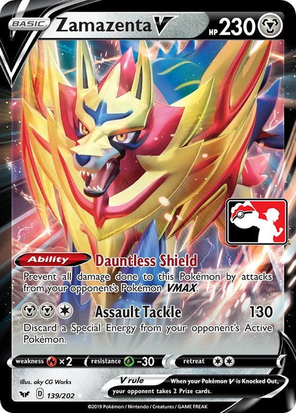 Zamazenta V (139/202) [Prize Pack Series One] | Exor Games Dartmouth