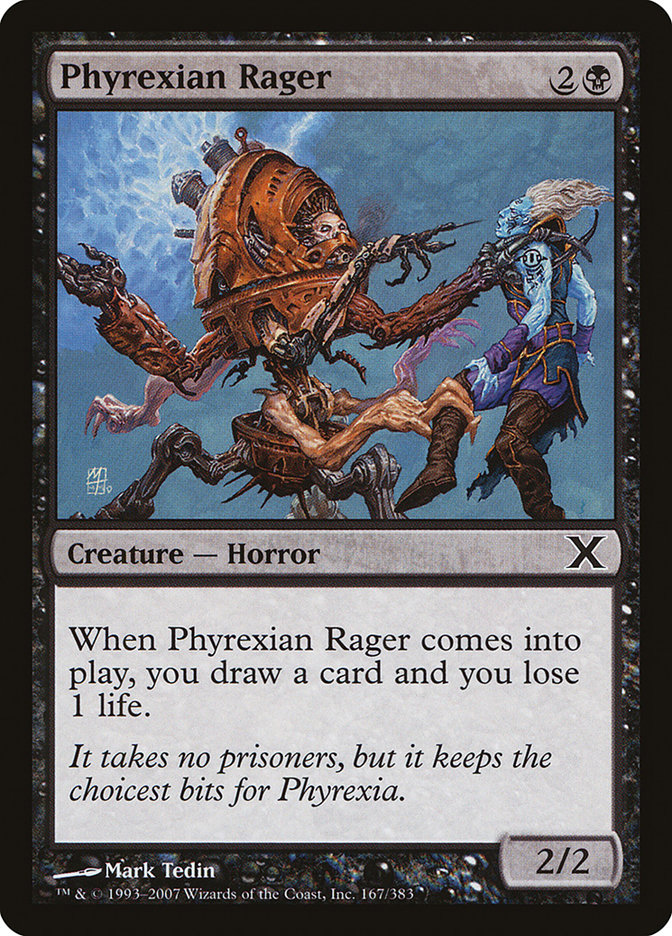 Phyrexian Rager [Tenth Edition] | Exor Games Dartmouth