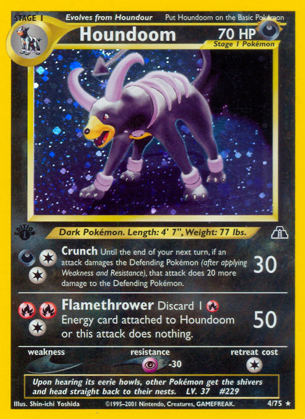 Houndoom (4/75) [Neo Discovery 1st Edition] | Exor Games Dartmouth