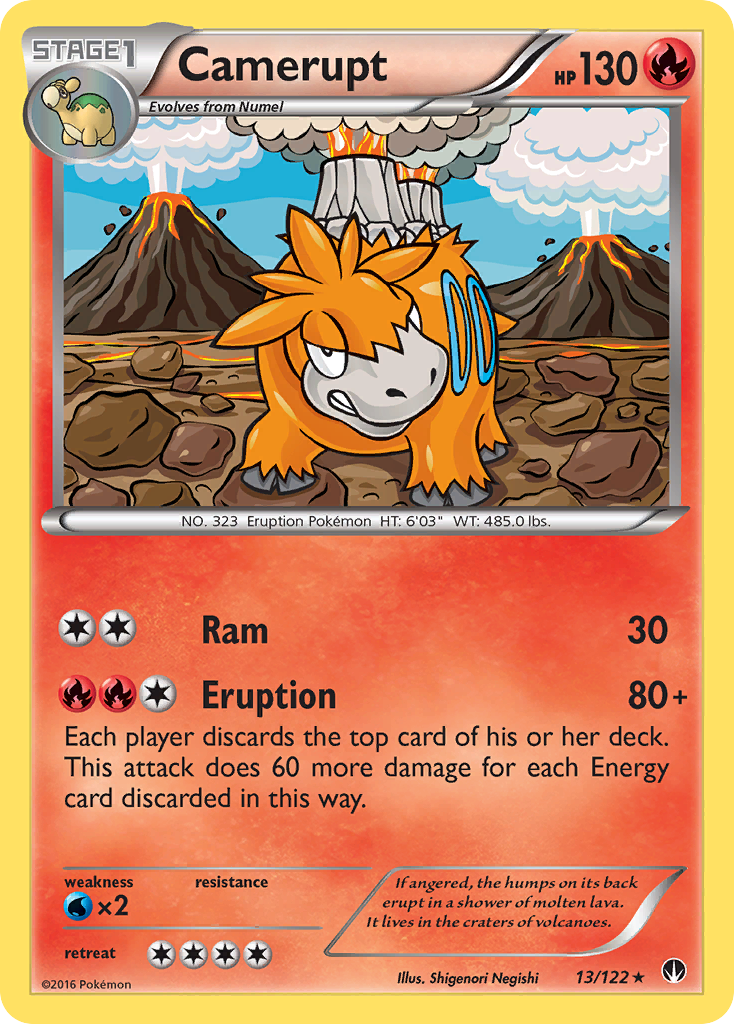 Camerupt (13/122) [XY: BREAKpoint] | Exor Games Dartmouth