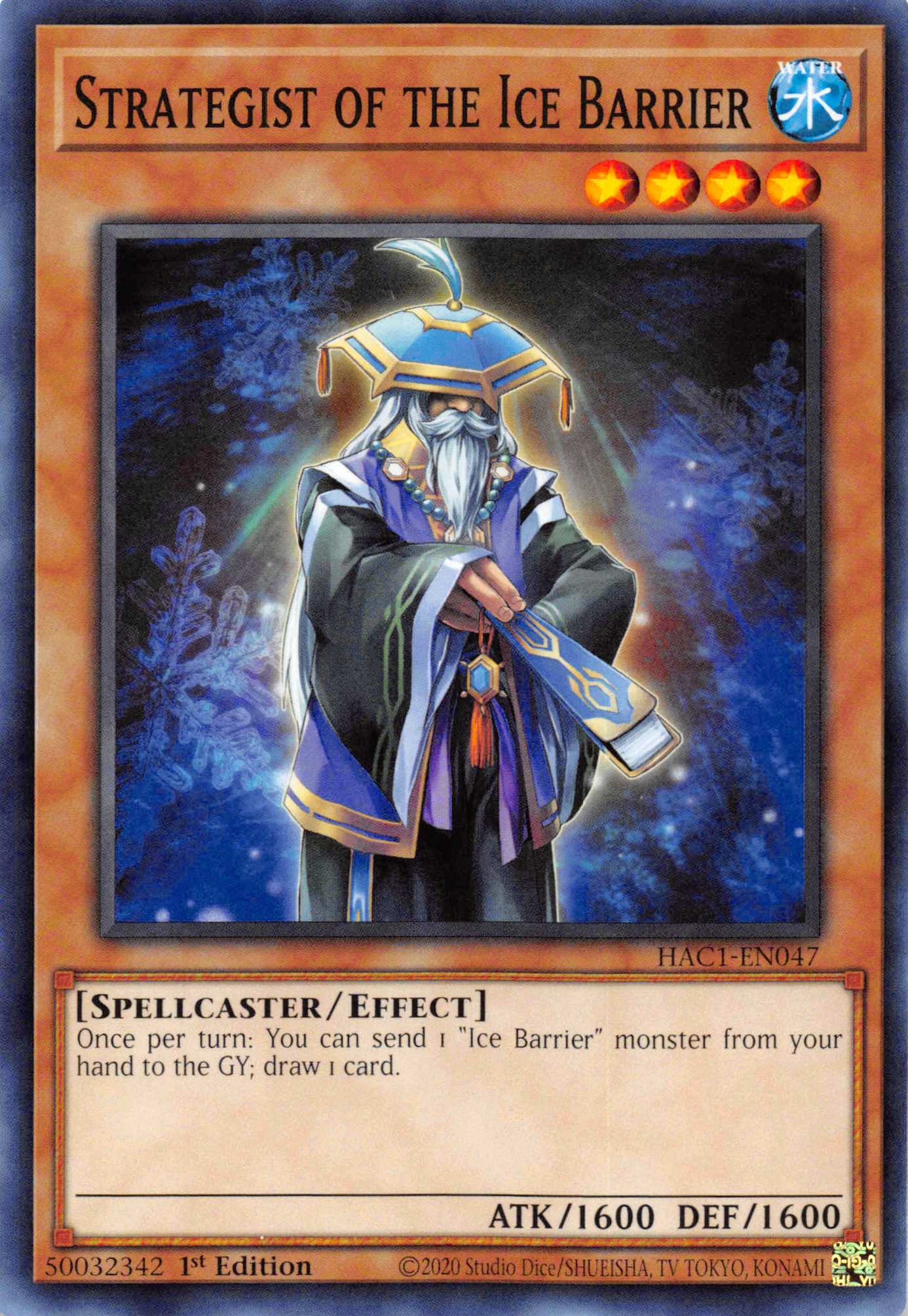 Strategist of the Ice Barrier (Duel Terminal) [HAC1-EN047] Parallel Rare | Exor Games Dartmouth