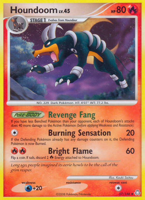 Houndoom (57/146) [Diamond & Pearl: Legends Awakened] | Exor Games Dartmouth