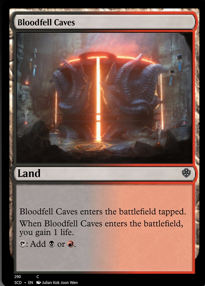 Bloodfell Caves [Starter Commander Decks] | Exor Games Dartmouth