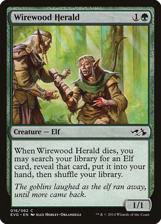 Wirewood Herald (Elves vs. Goblins) [Duel Decks Anthology] | Exor Games Dartmouth