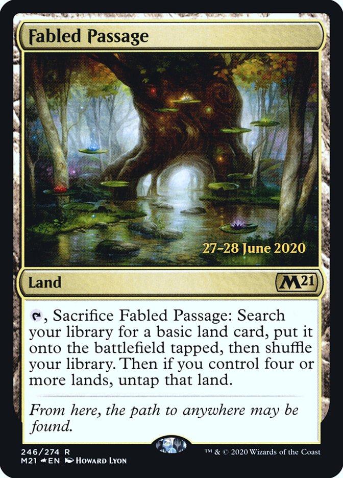 Fabled Passage  [Core Set 2021 Prerelease Promos] | Exor Games Dartmouth