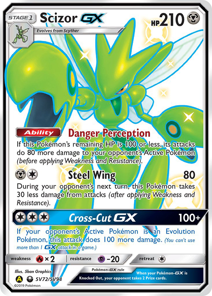 Scizor GX (SV72/SV94) [Sun & Moon: Hidden Fates - Shiny Vault] | Exor Games Dartmouth