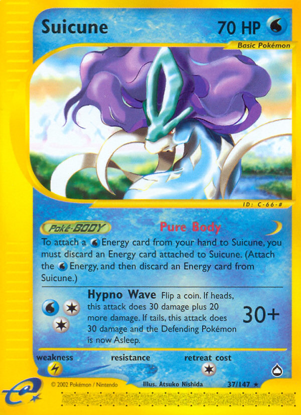 Suicune (37/147) [Aquapolis] | Exor Games Dartmouth