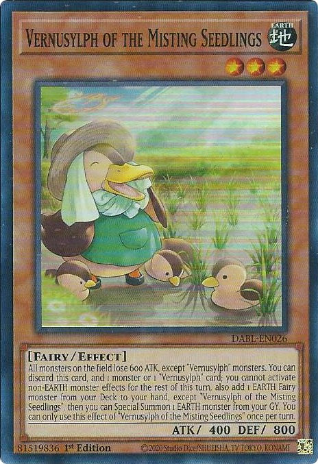 Vernusylph of the Misting Seedlings [DABL-EN026] Super Rare | Exor Games Dartmouth