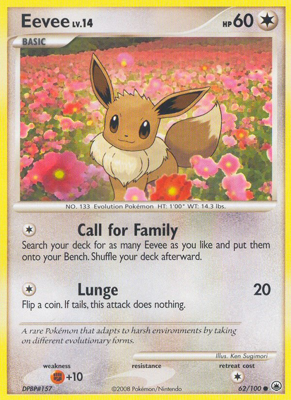 Eevee (62/100) [Diamond & Pearl: Majestic Dawn] | Exor Games Dartmouth