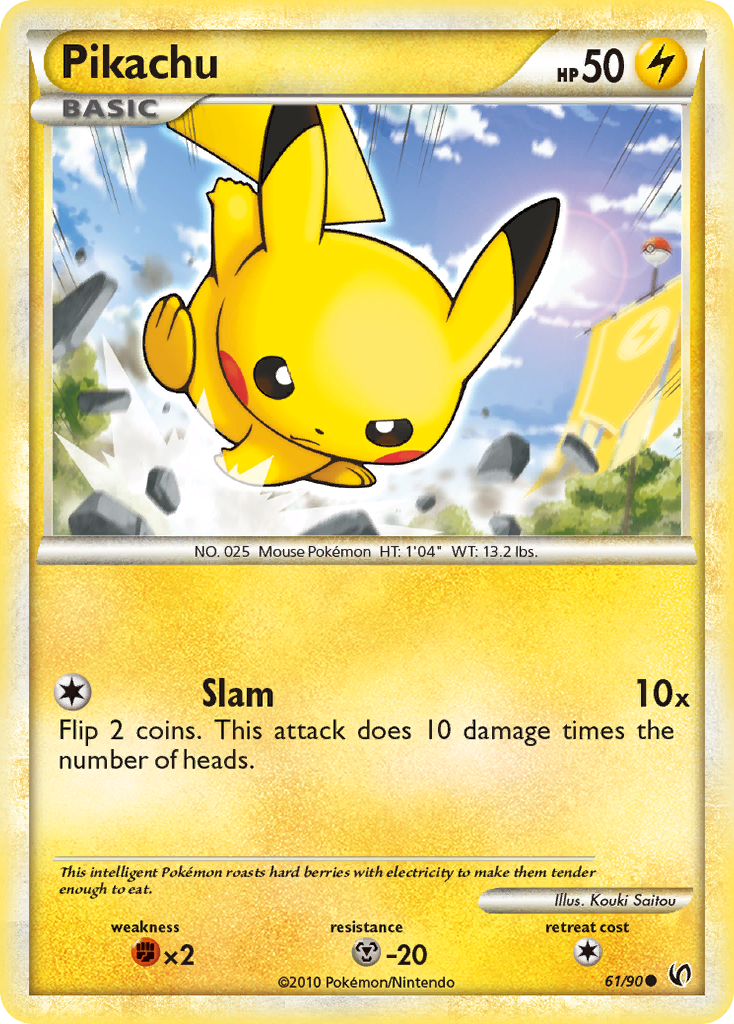 Pikachu (61/90) [HeartGold & SoulSilver: Undaunted] | Exor Games Dartmouth