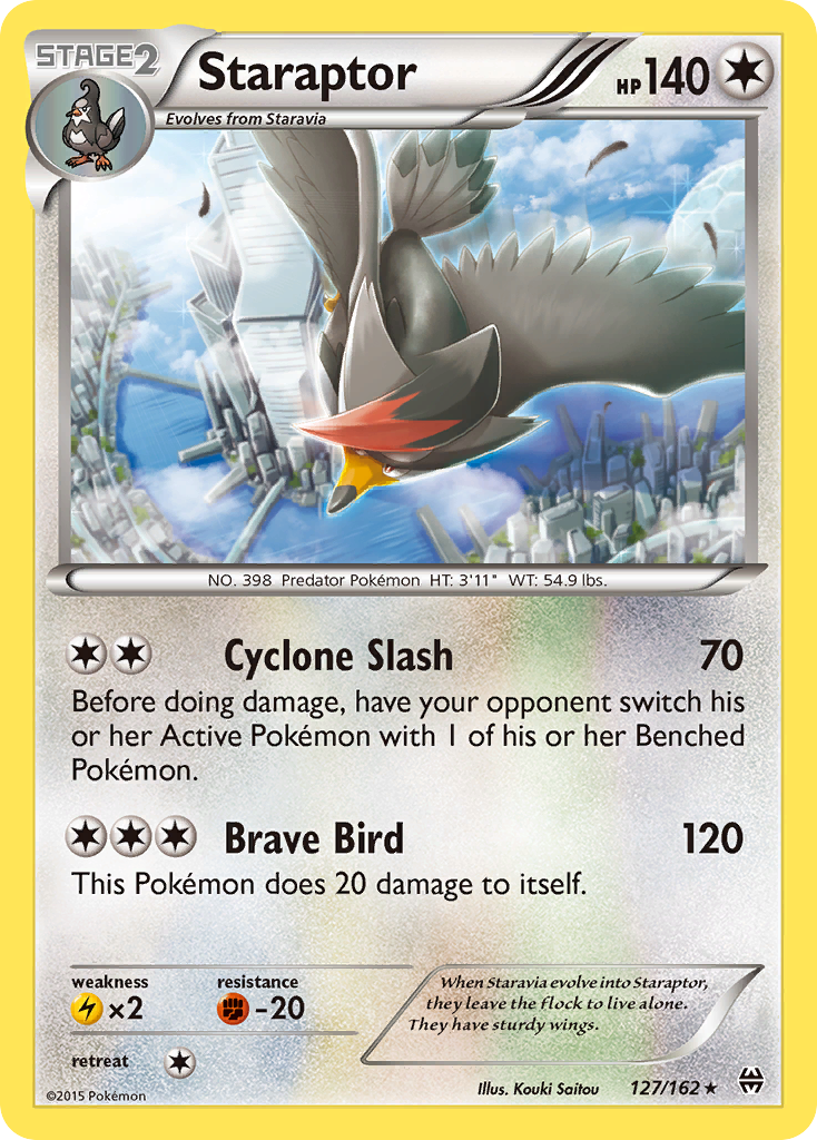 Staraptor (127/162) [XY: BREAKthrough] | Exor Games Dartmouth