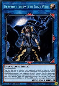 Underworld Goddess of the Closed World [BLVO-EN050] Secret Rare | Exor Games Dartmouth