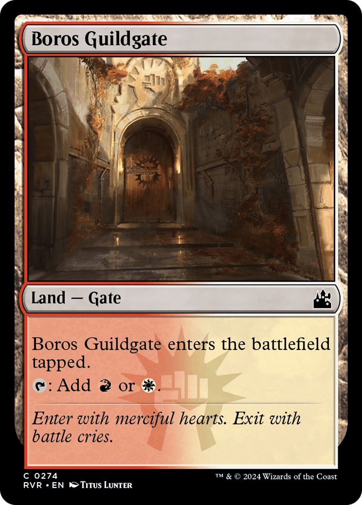 Boros Guildgate [Ravnica Remastered] | Exor Games Dartmouth