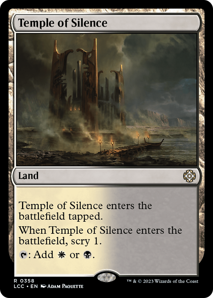 Temple of Silence [The Lost Caverns of Ixalan Commander] | Exor Games Dartmouth