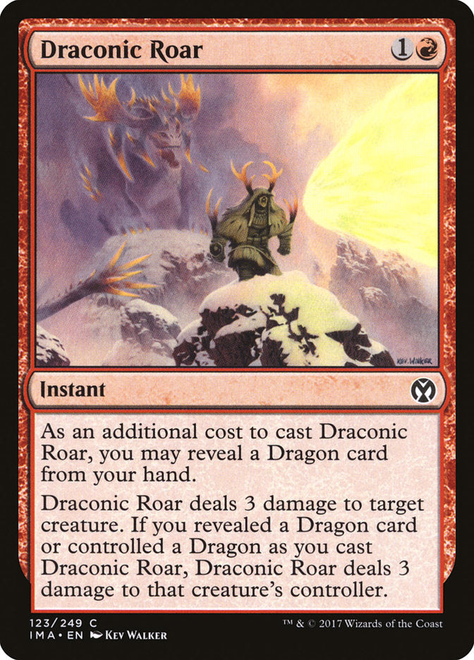 Draconic Roar [Iconic Masters] | Exor Games Dartmouth