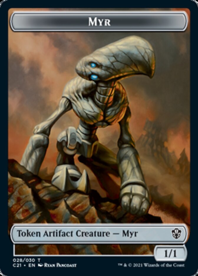 Myr // Treasure Token [Commander 2021 Tokens] | Exor Games Dartmouth