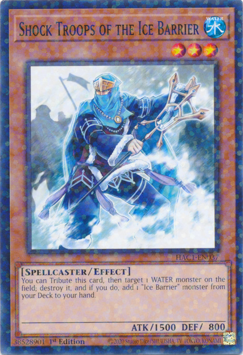 Shock Troops of the Ice Barrier (Duel Terminal) [HAC1-EN037] Common | Exor Games Dartmouth