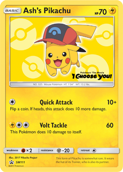 Ash's Pikachu (SM111) [Sun & Moon: Black Star Promos] | Exor Games Dartmouth