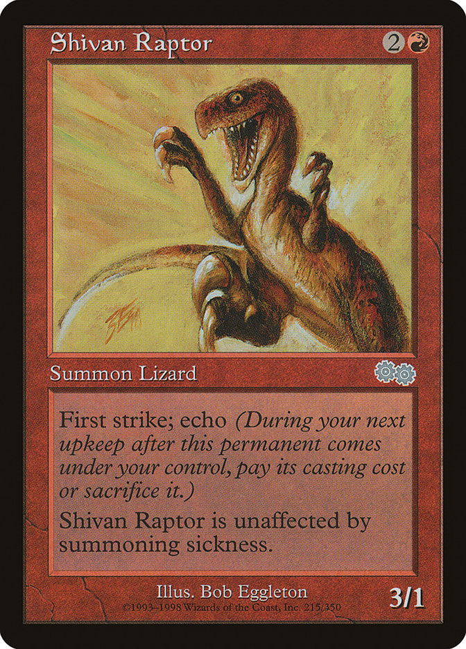 Shivan Raptor [Urza's Saga] | Exor Games Dartmouth