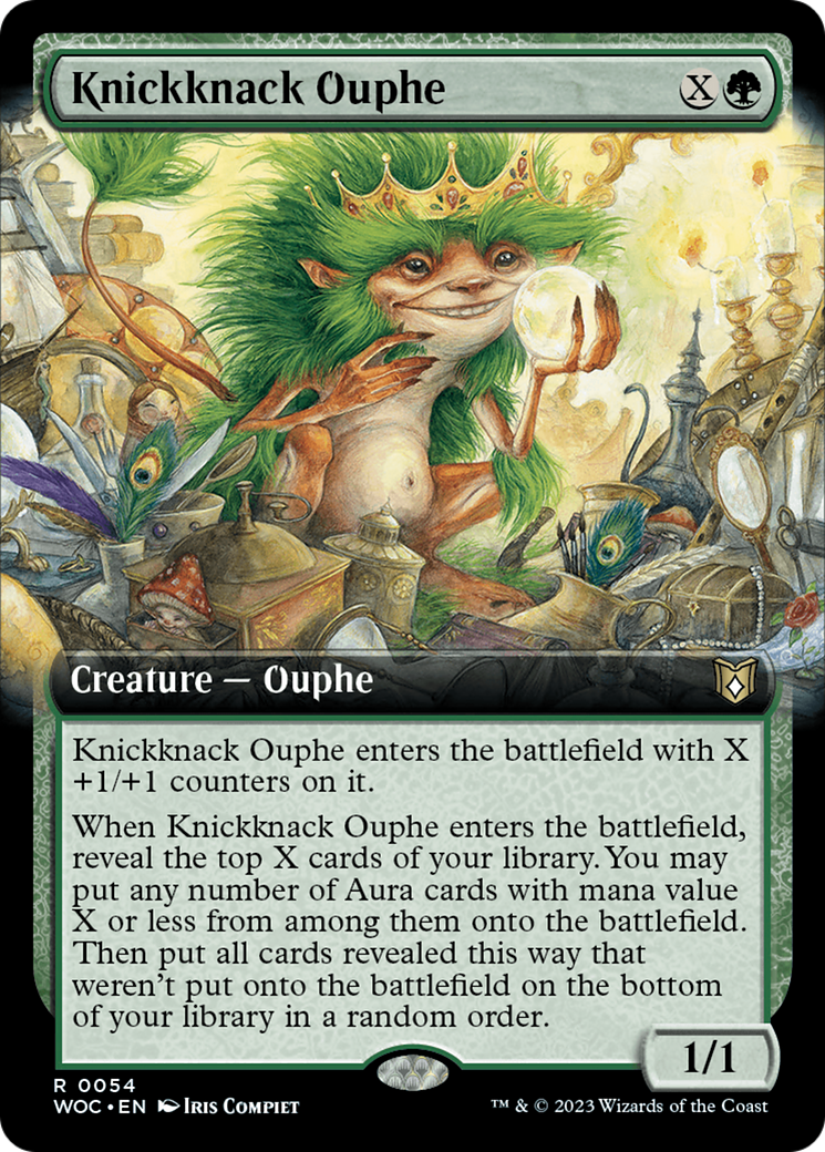 Knickknack Ouphe (Extended Art) [Wilds of Eldraine Commander] | Exor Games Dartmouth