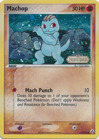 Machop (57/92) (Stamped) [EX: Legend Maker] | Exor Games Dartmouth