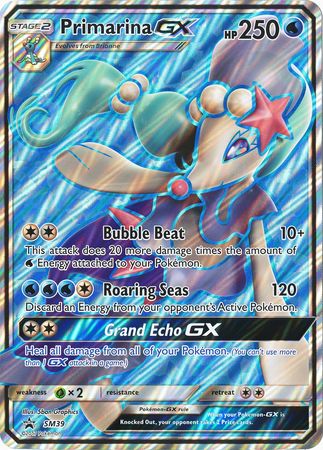 Primarina GX (SM39) (Jumbo Card) [Sun & Moon: Black Star Promos] | Exor Games Dartmouth