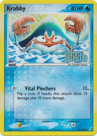 Krabby (54/100) (Stamped) [EX: Crystal Guardians] | Exor Games Dartmouth