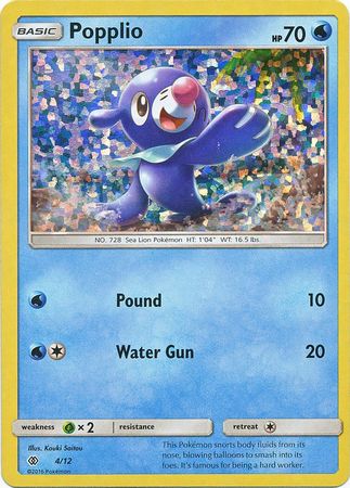 Popplio (4/12) [McDonald's Promos: 2017 Collection] | Exor Games Dartmouth