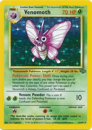 Venomoth (13/64) [Jungle Unlimited] | Exor Games Dartmouth