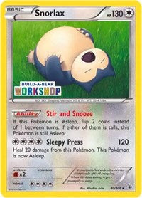 Snorlax (80/106) (Build-a-Bear Workshop Exclusive) [XY: Flashfire] | Exor Games Dartmouth