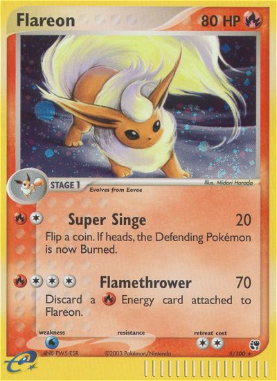 Flareon (5/100) [EX: Sandstorm] | Exor Games Dartmouth