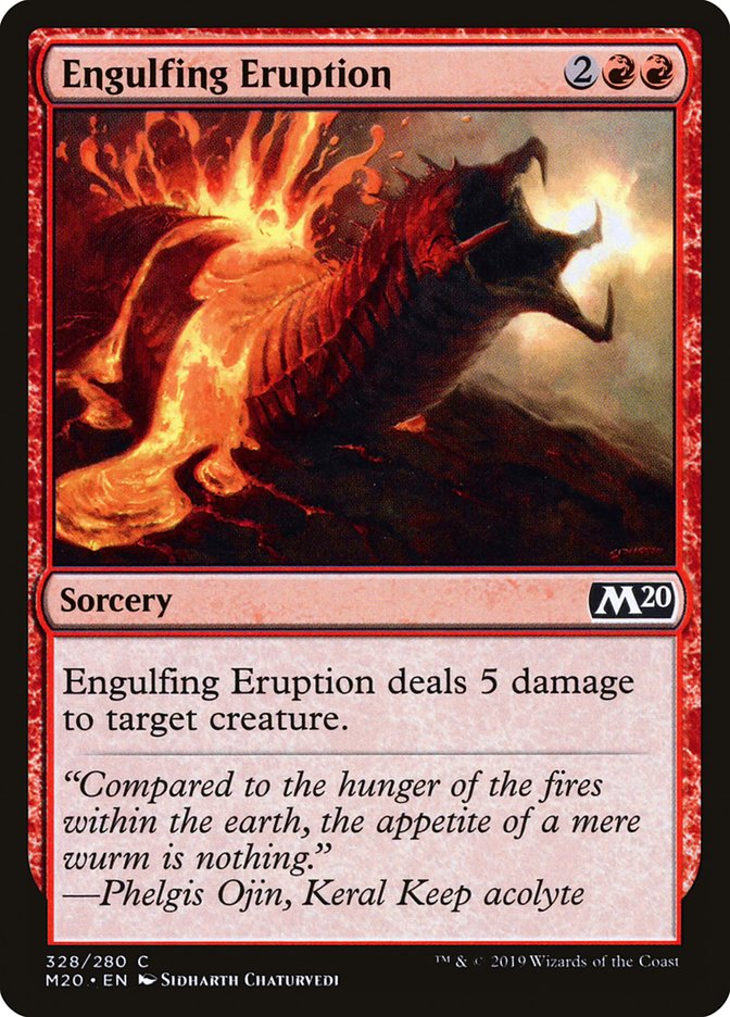 Engulfing Eruption [Core Set 2020] | Exor Games Dartmouth