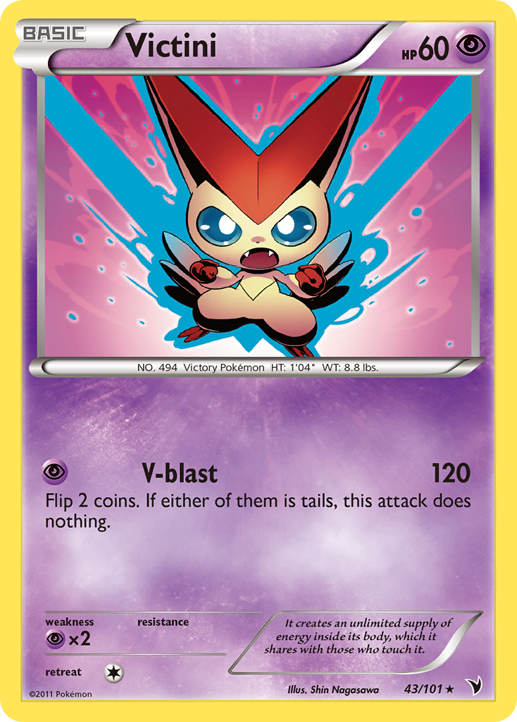 Victini (43/101) [Black & White: Noble Victories] | Exor Games Dartmouth