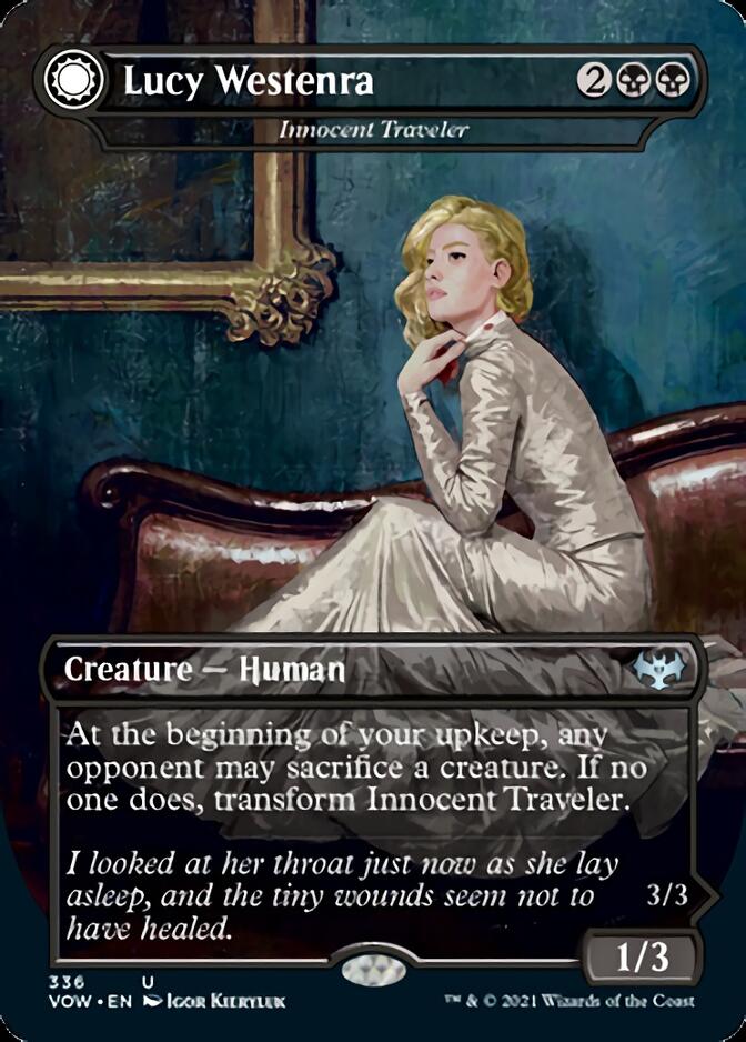 Innocent Traveler // Malicious Invader - Lucy Westenra // Lucy, Arisen Vampire [Innistrad: Crimson Vow] | Exor Games Dartmouth