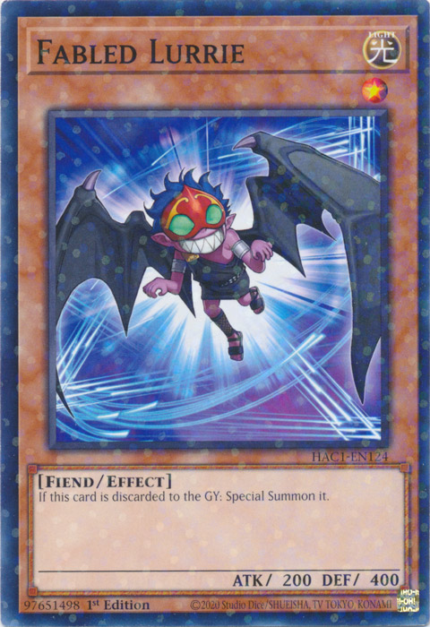 Fabled Lurrie (Duel Terminal) [HAC1-EN124] Common | Exor Games Dartmouth