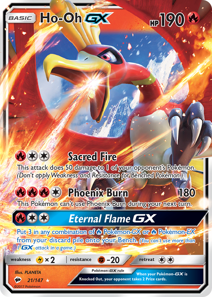 Ho-Oh GX (21/147) [Sun & Moon: Burning Shadows] | Exor Games Dartmouth