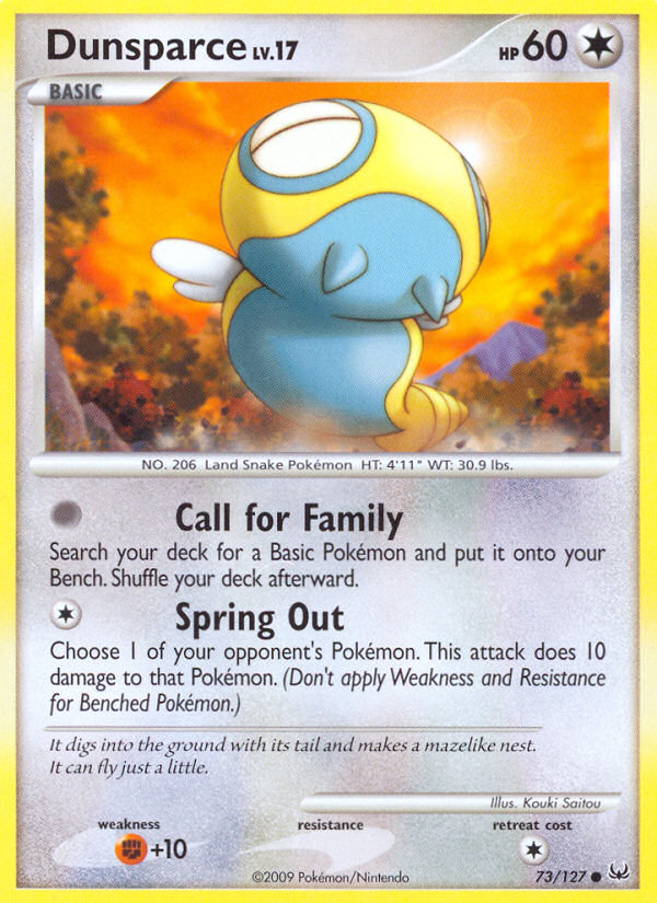 Dunsparce (73/127) [Platinum: Base Set] | Exor Games Dartmouth