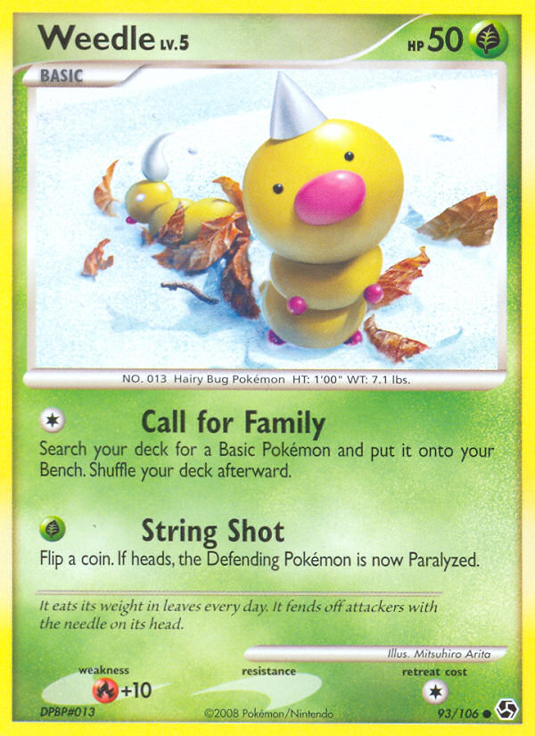 Weedle (93/106) [Diamond & Pearl: Great Encounters] | Exor Games Dartmouth