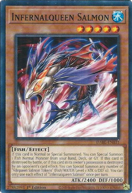 Infernalqueen Salmon [DABL-EN031] Common | Exor Games Dartmouth