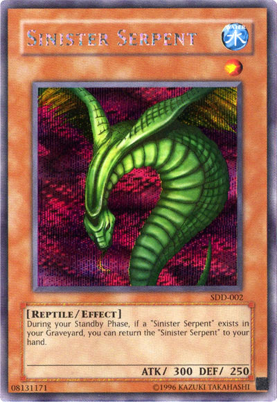 Sinister Serpent [SDD-002] Secret Rare | Exor Games Dartmouth