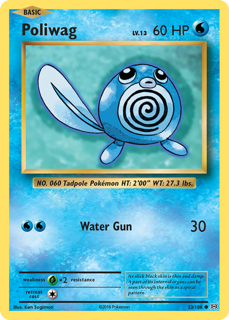 Poliwag (23/108) [XY: Evolutions] | Exor Games Dartmouth