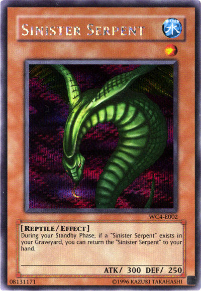 Sinister Serpent [WC4-E002] Prismatic Secret Rare | Exor Games Dartmouth