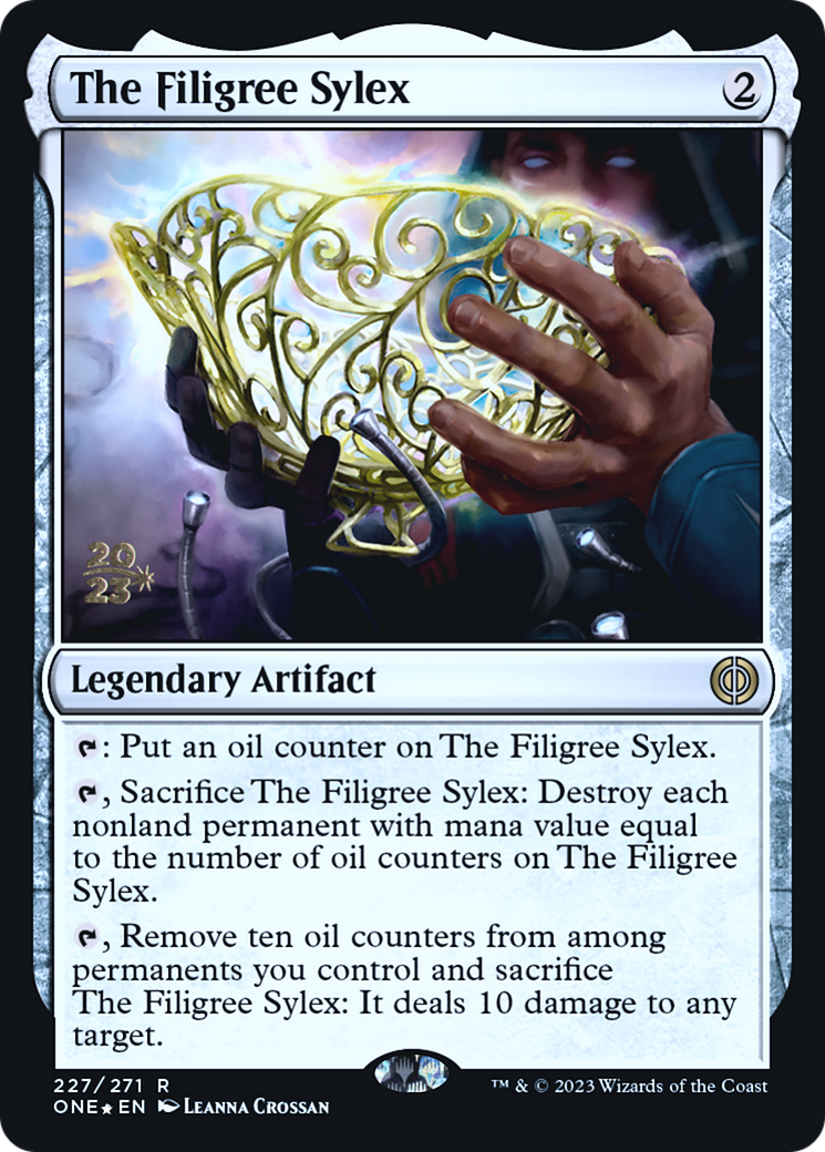 The Filigree Sylex [Phyrexia: All Will Be One Prerelease Promos] | Exor Games Dartmouth