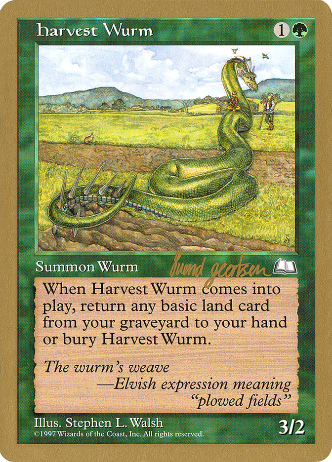 Harvest Wurm (Svend Geertsen) [World Championship Decks 1997] | Exor Games Dartmouth