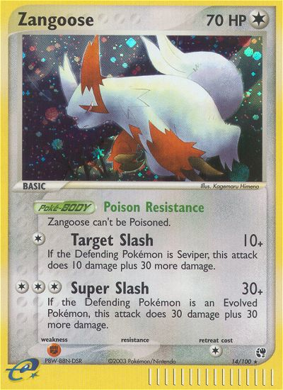 Zangoose (14/100) [EX: Sandstorm] | Exor Games Dartmouth