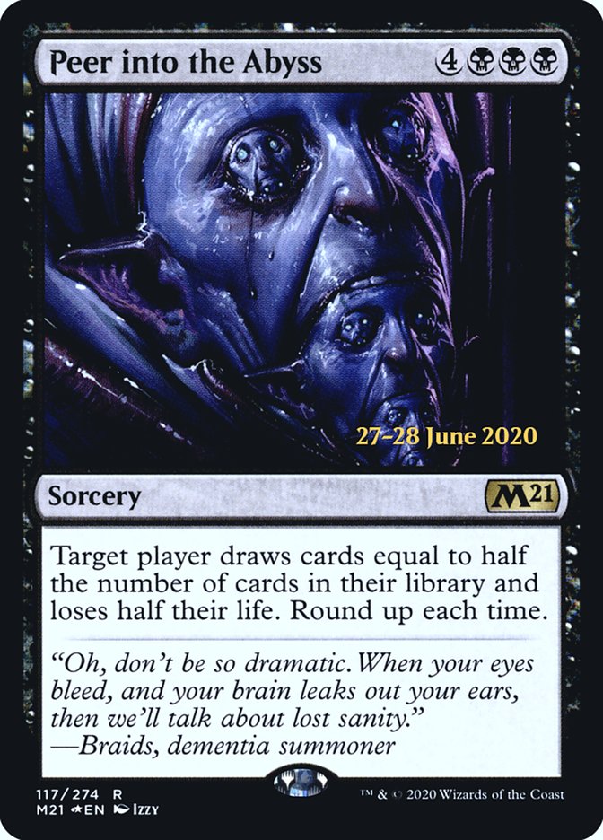 Peer into the Abyss  [Core Set 2021 Prerelease Promos] | Exor Games Dartmouth