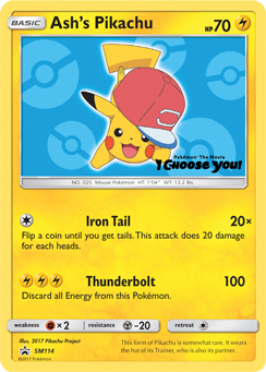 Ash's Pikachu (SM114) [Sun & Moon: Black Star Promos] | Exor Games Dartmouth