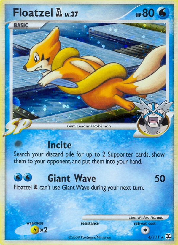 Floatzel GL (4/111) [Platinum: Rising Rivals] | Exor Games Dartmouth