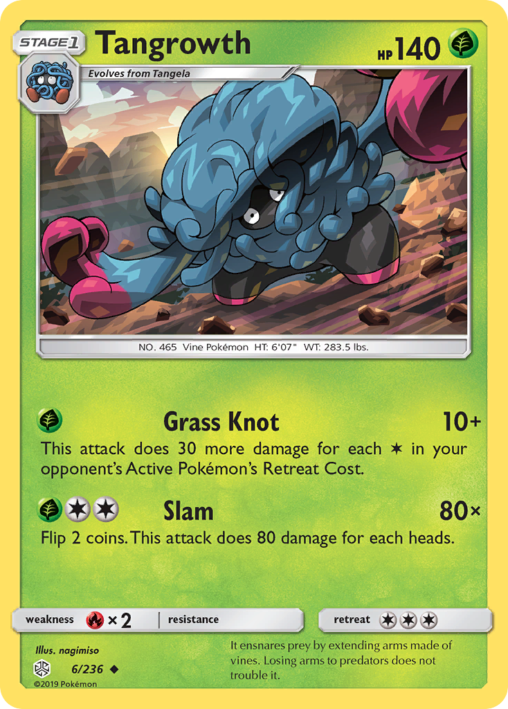 Tangrowth (6/236) [Sun & Moon: Cosmic Eclipse] | Exor Games Dartmouth