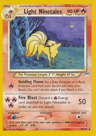 Light Ninetales (50/105) [Neo Destiny Unlimited] | Exor Games Dartmouth